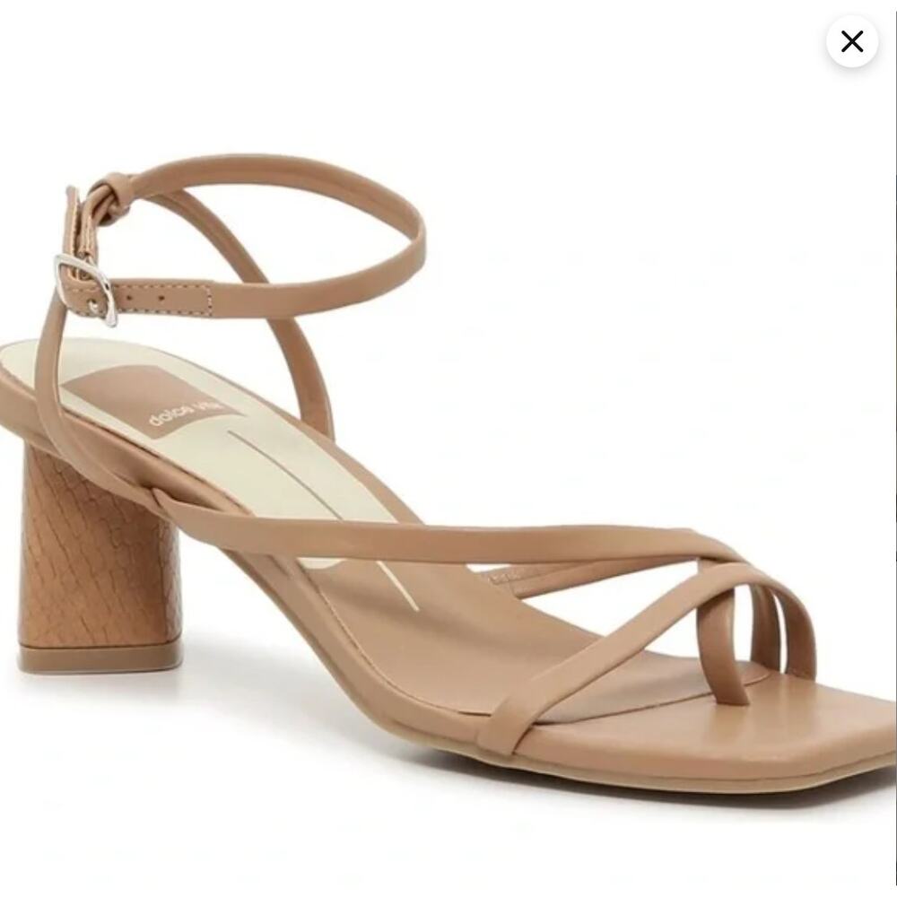 Dolce Vita Zoelle Sandal Taupe Size 10 EUC Strappy Neutral Minimalist